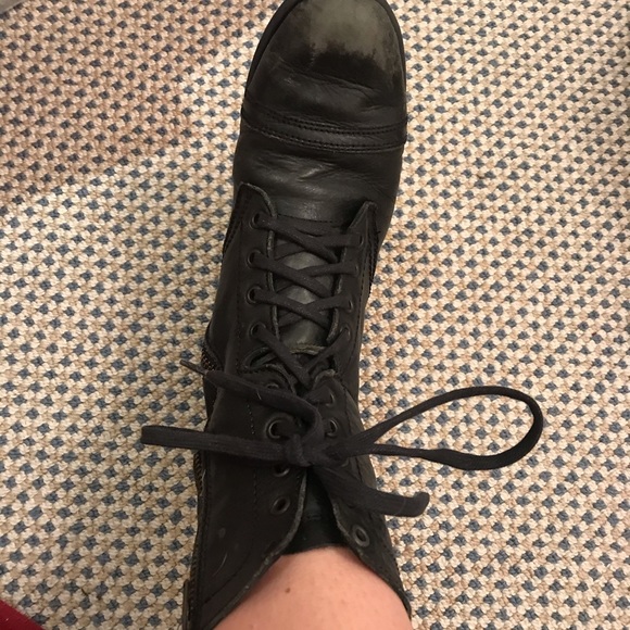 Black Steve Madden Troopa Combat boots - Picture 6 of 7